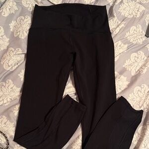 Women's Lululemon Black-Waisted Leggings